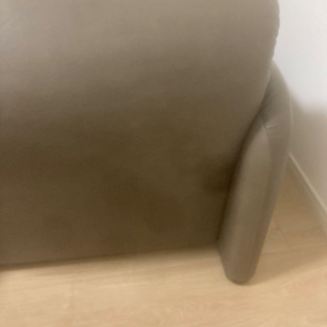 週末限定価格！カッシーナ　マラルンガFZ革 グレー　オットマン付