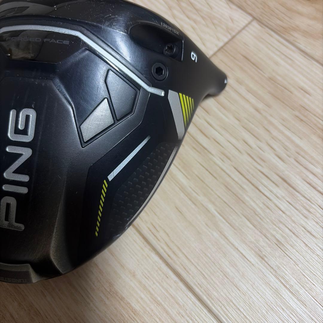 ＰＩＮＧ　G４３０　ＭＡＸ１０k ９度　ドライバー　ヘッド（ヘッドカバー付）