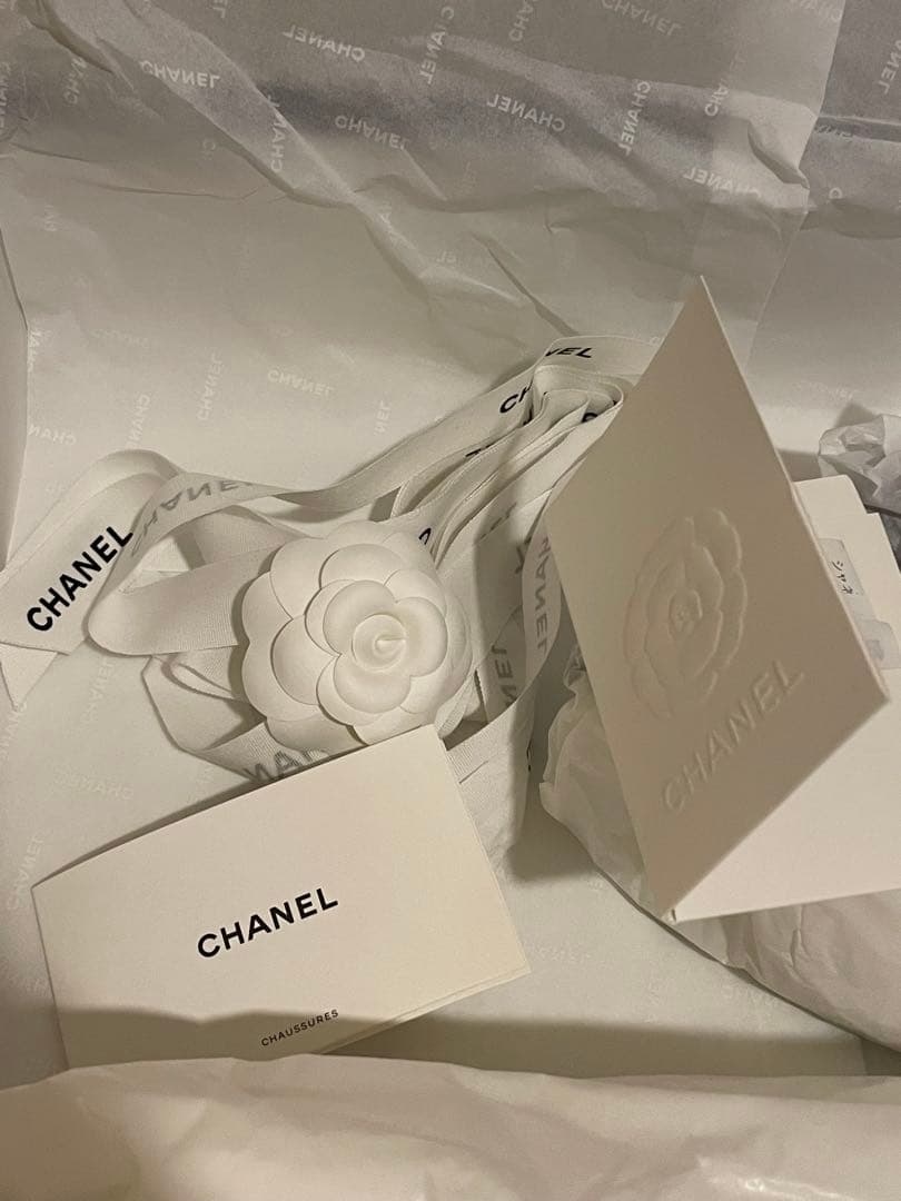 CHANEL シャネル レインブーツ ロングブーツ ブラック 41 正規品 箱付