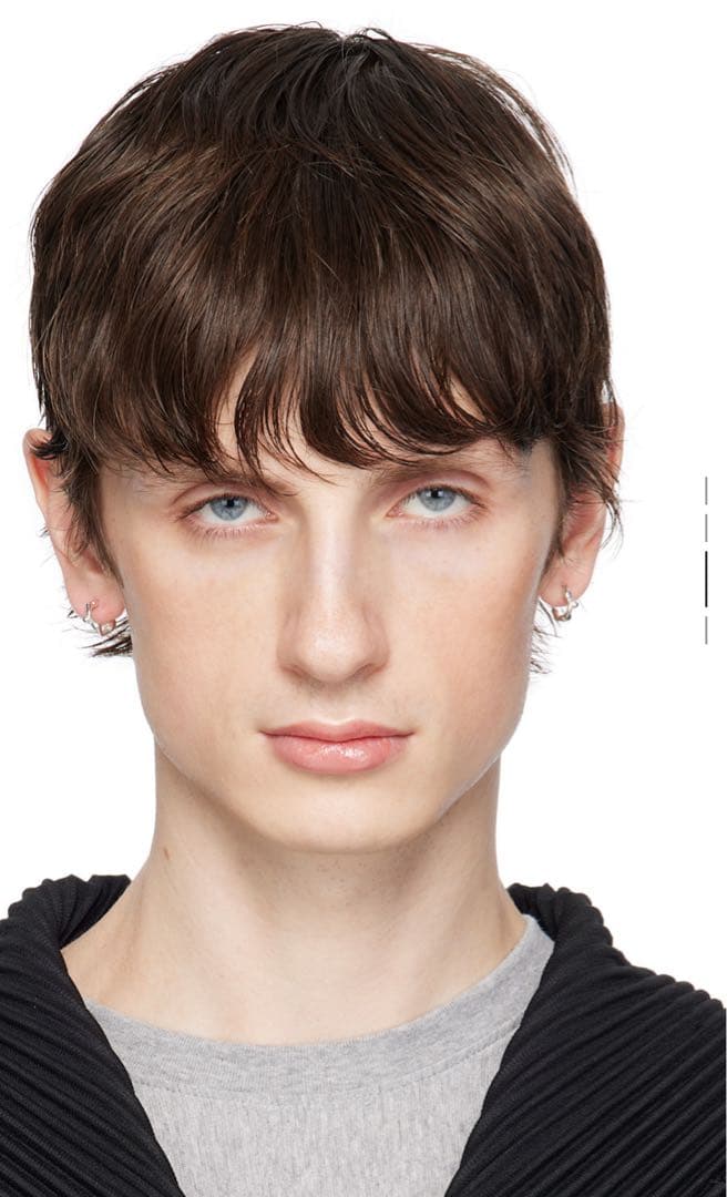 美品 FARIS シルバー Lava Small フープピアス