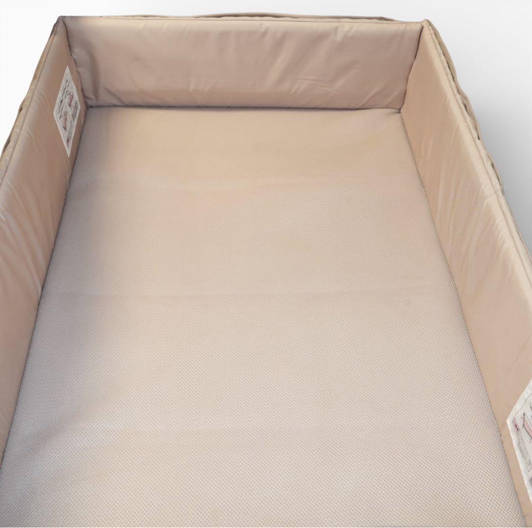 【美品】Aprica ココネルエアー ベビーベッド ココア クリーニング済