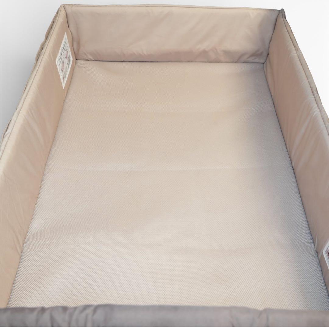 【美品】Aprica ココネルエアー ベビーベッド ココア クリーニング済