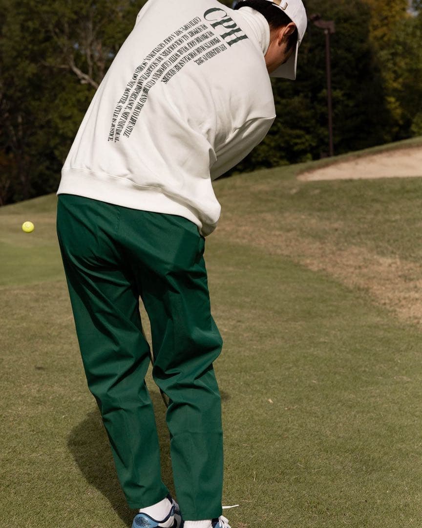 ADJUSTABLE WARM PANTS グリーン　L