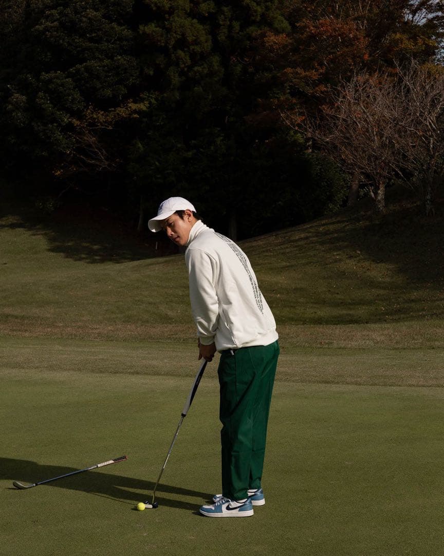 ADJUSTABLE WARM PANTS グリーン　L