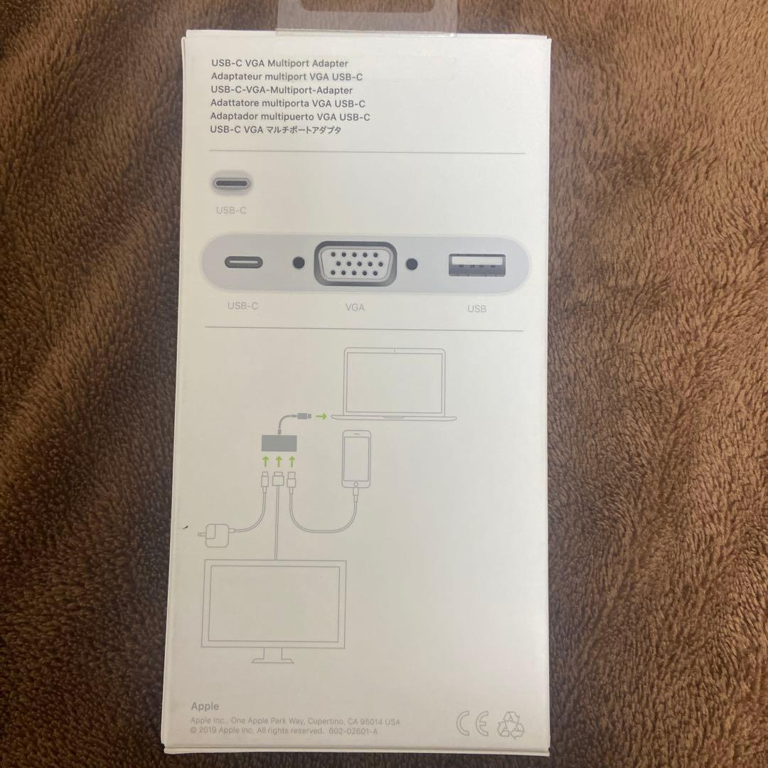 分配器・切替器 Apple USB-C to VGA Multiport Adapter