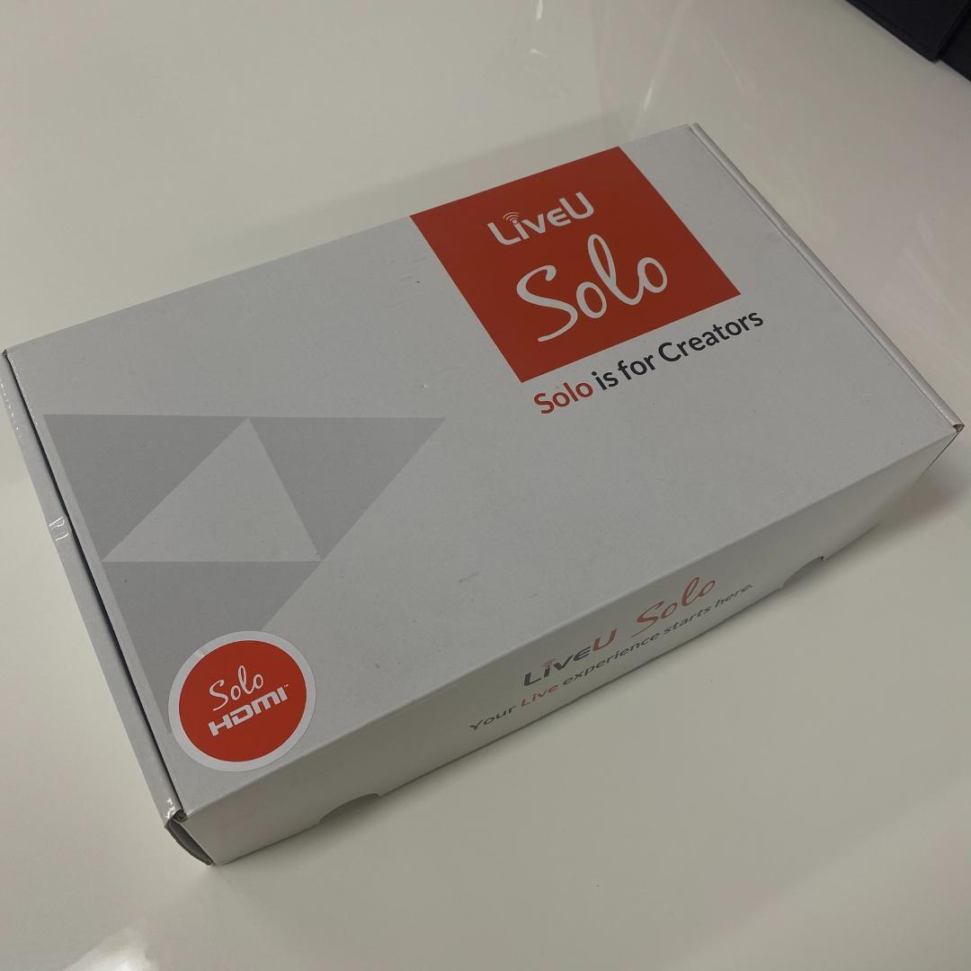 LiveU solo HDMI　ライブ配信機