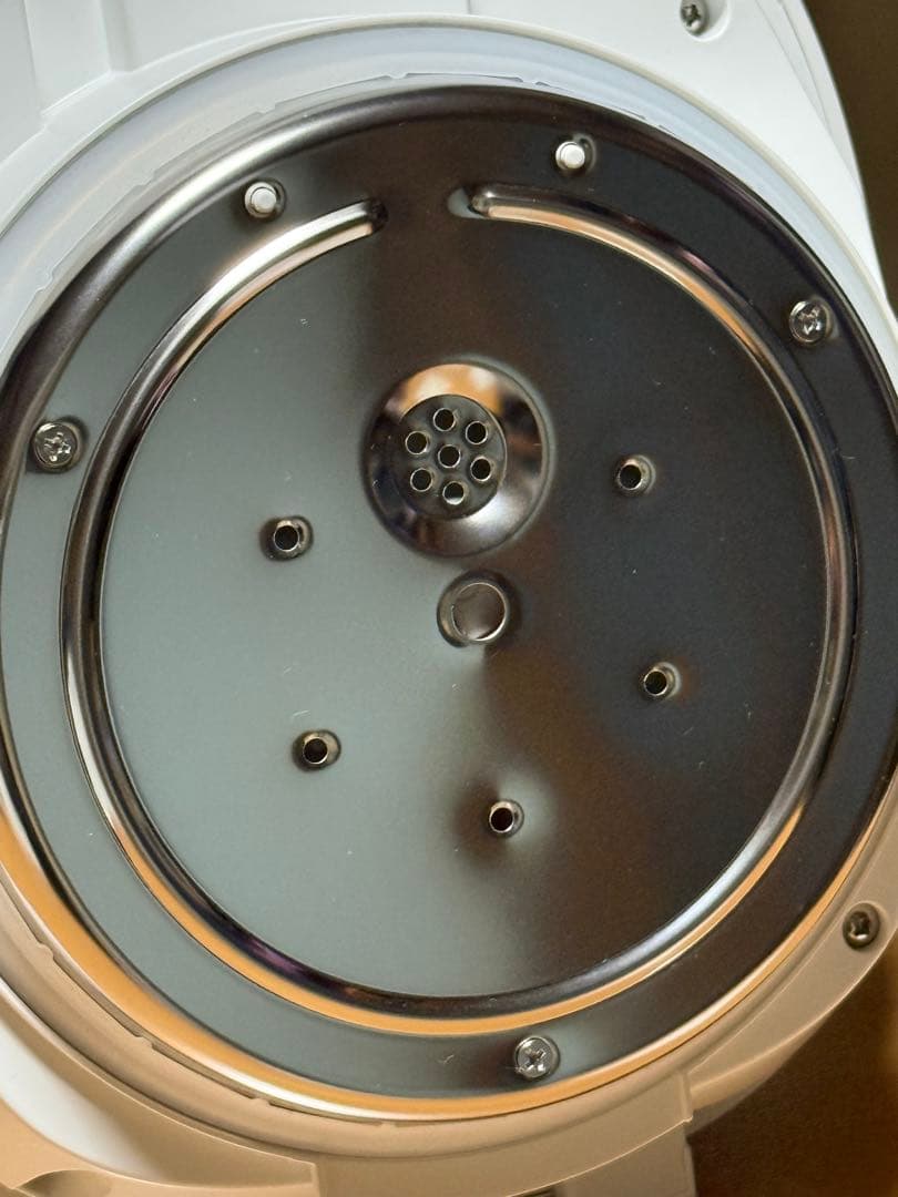 山善　スチーム式加湿器 ホワイト コンパクトEKS-V3