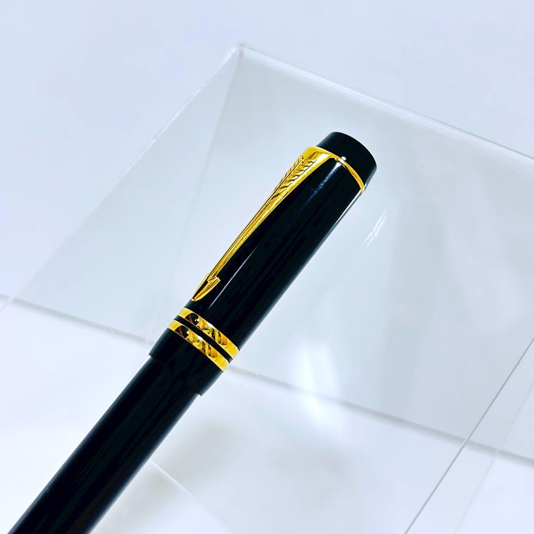 【極美品】PARKER 万年筆 DUOFOLD 黒 18K M 高級品