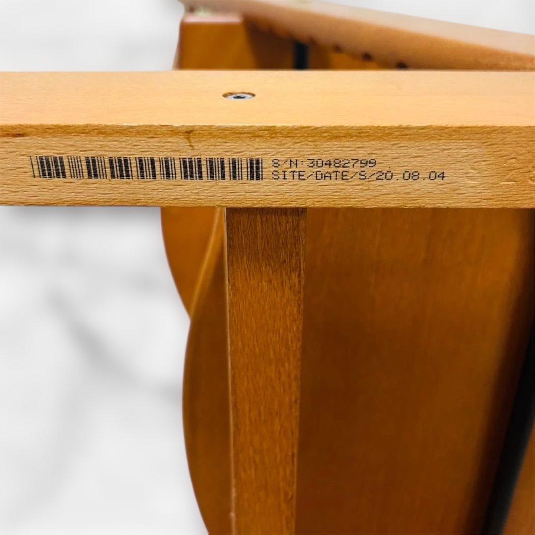 【美品】ストッケ シリアルNo3 ナチュラルハイチェア