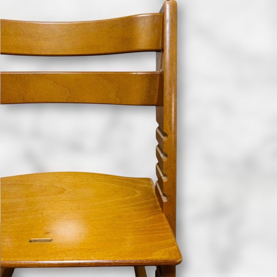 【美品】ストッケ シリアルNo3 ナチュラルハイチェア