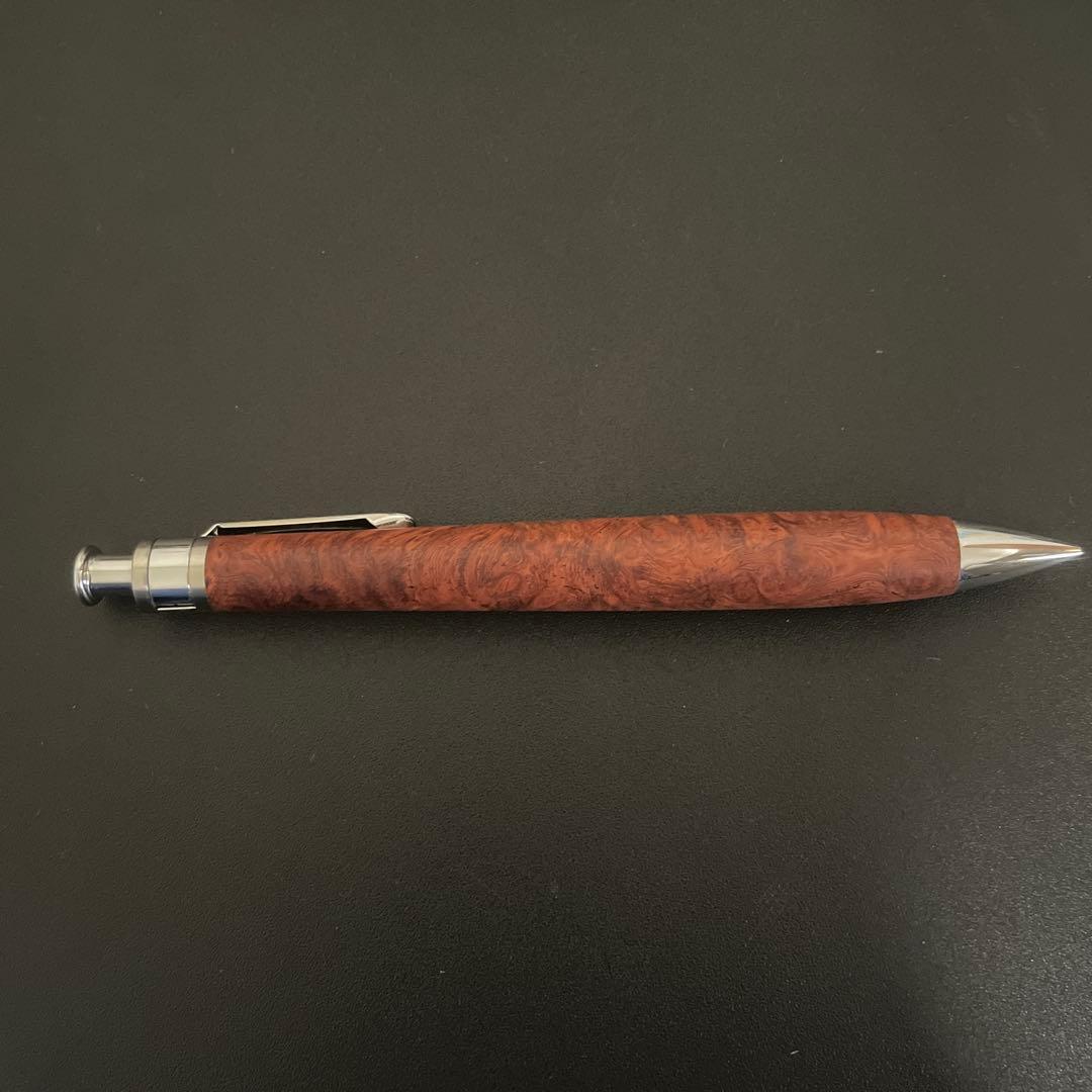 花梨 こぶ杢 工房楔高級シャープペンシル