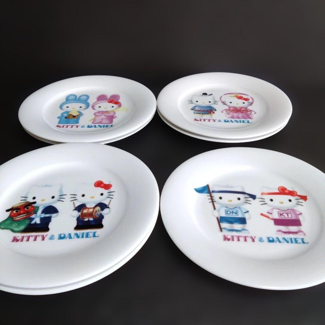 未使用 Hello kitty Daniel プレート7枚　キティ・ダニエル