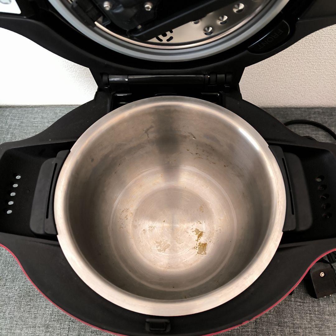 SHARP シャープ HEALSLO HOTCOOK 電気圧力鍋 レッド