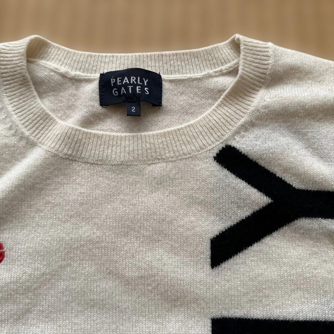 パーリーゲイツ　カシミアセーター　サイズ　2