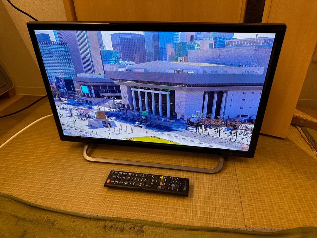 録画可！ELSONIC 24型　500GB内蔵　テレビ　2020年製　美品！