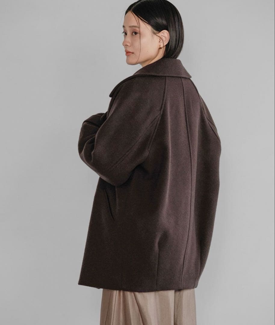 Apart by アパートバイ スーパー100メルトンジャケットコート