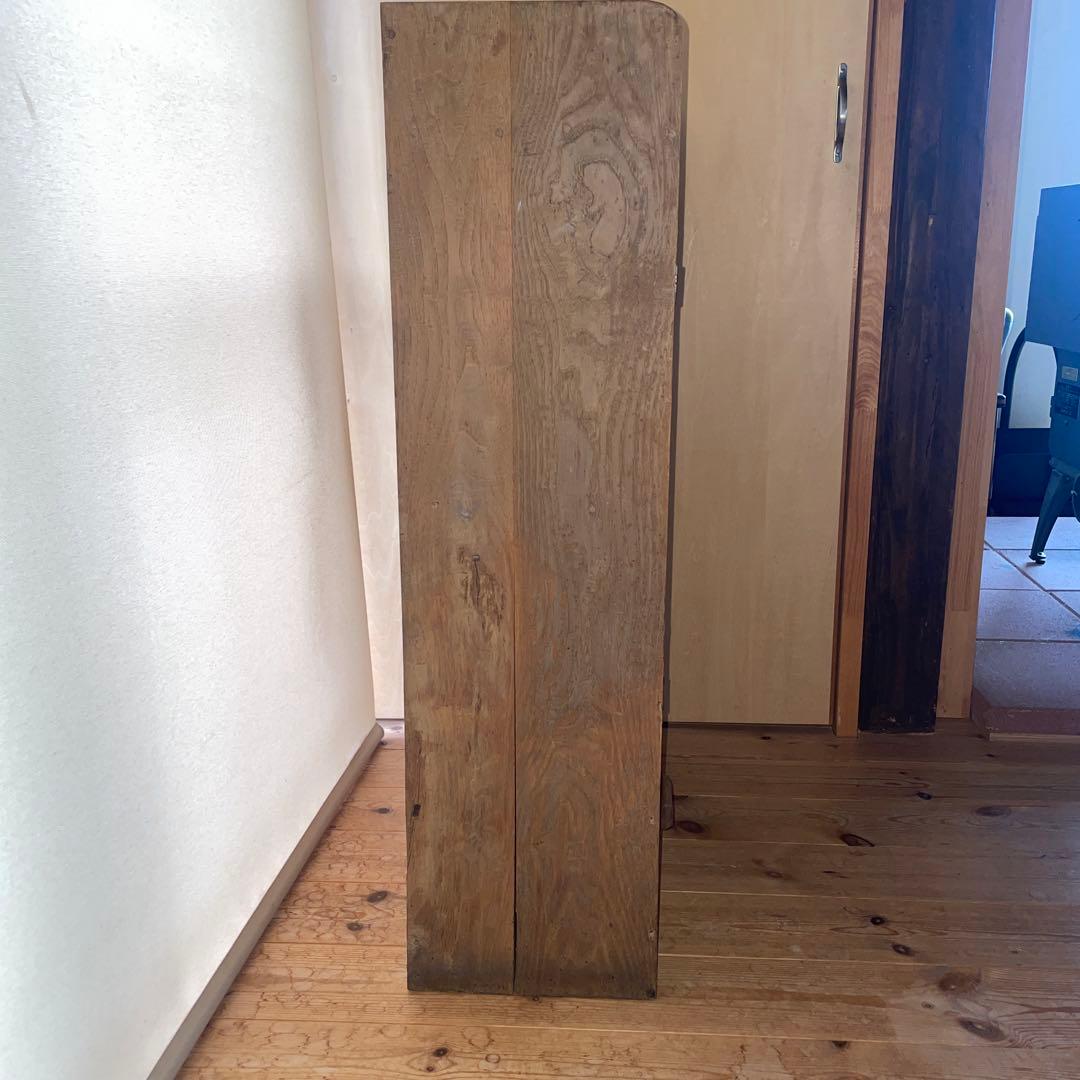 【希少】アンティーク ガラス 戸棚 チェスト キャビネット 飾り棚 昭和レトロ