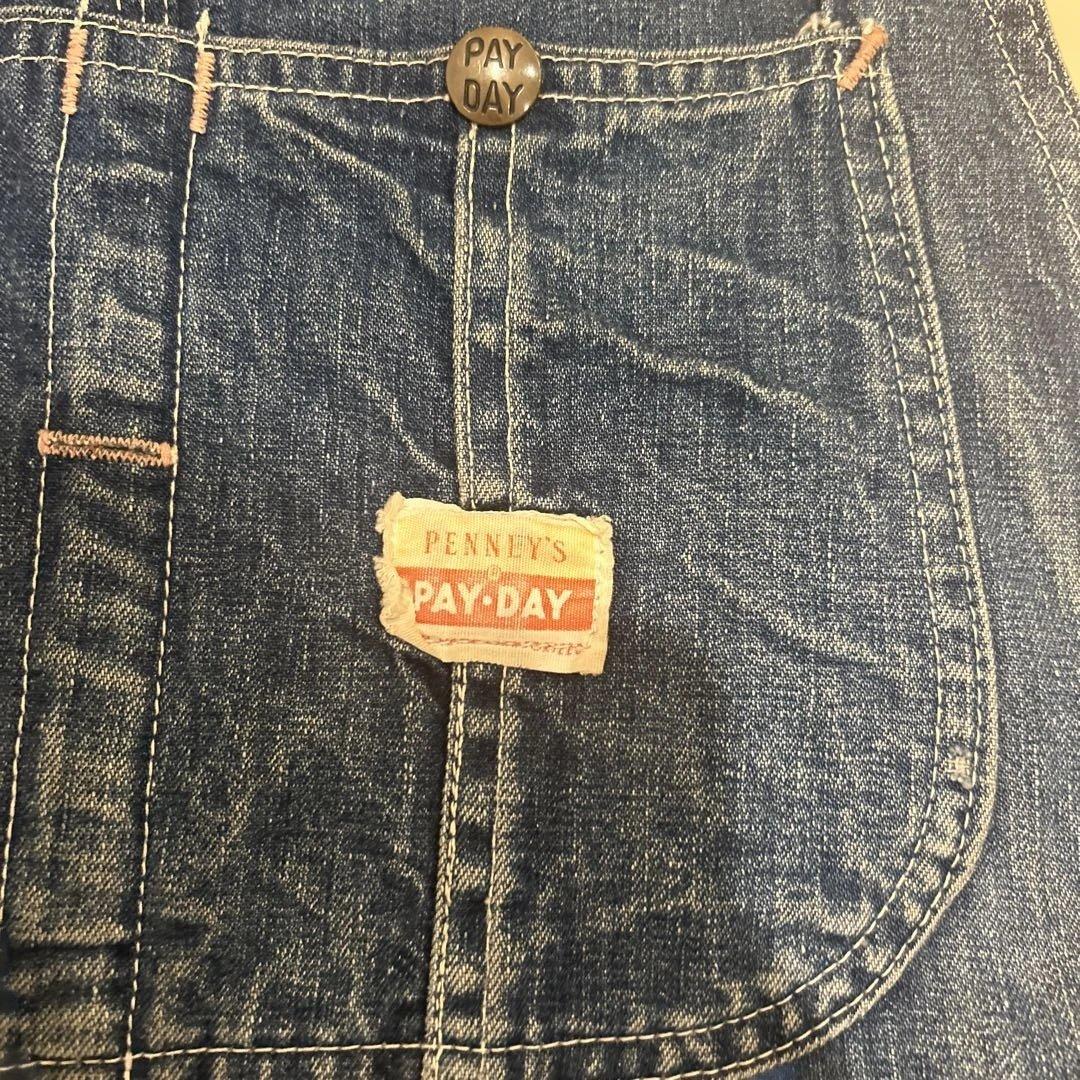 【期間限定】PAYDAY 50's〜60'sオーバーオール　インディゴ