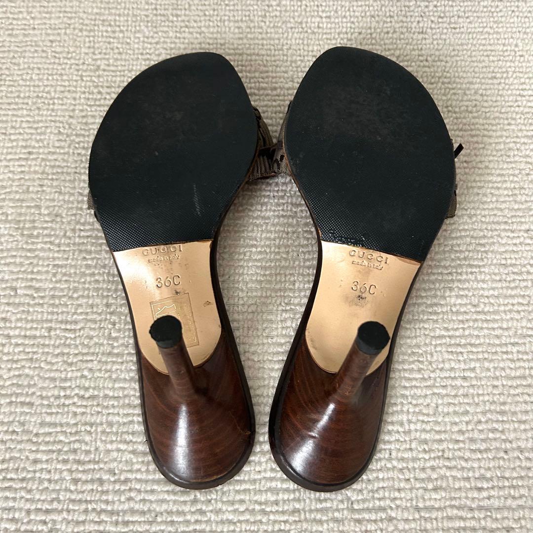 GUCCI グッチ ミュール ヒール GG 23cm 36