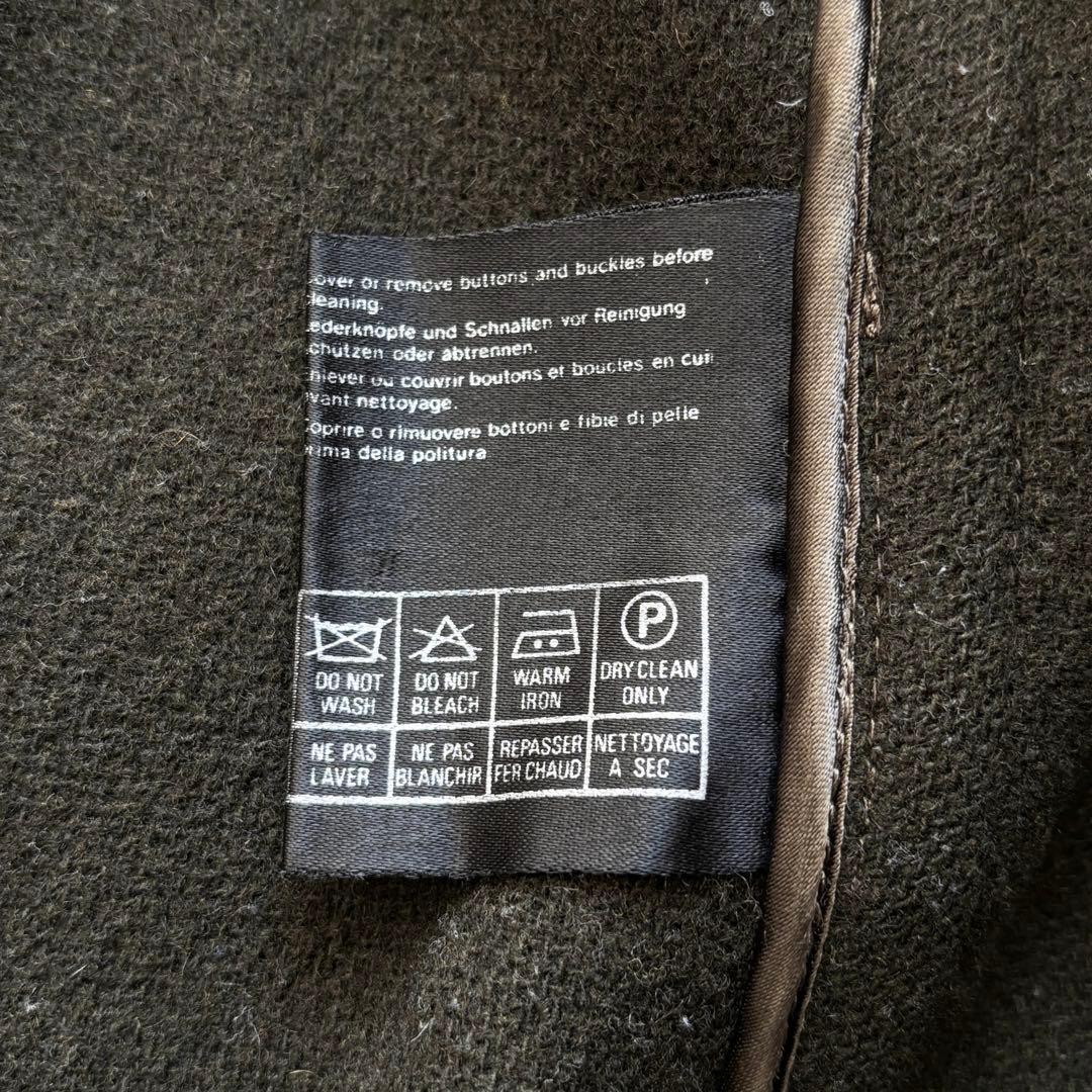 インバーティア ダッフルコート ヘリンボーン ムーアブルック オリーブ L