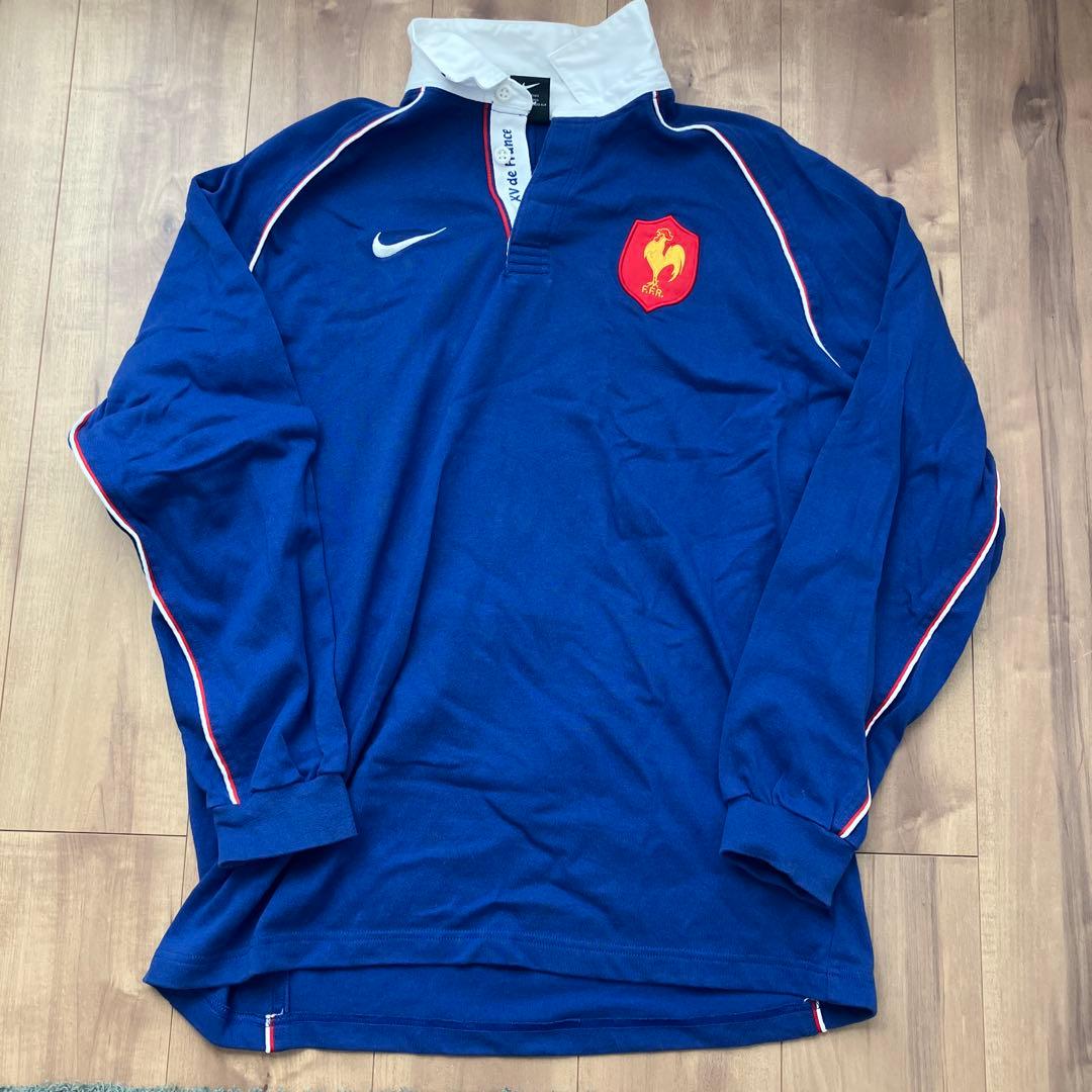 Nike フランス代表 ラガーシャツ L ネイビー