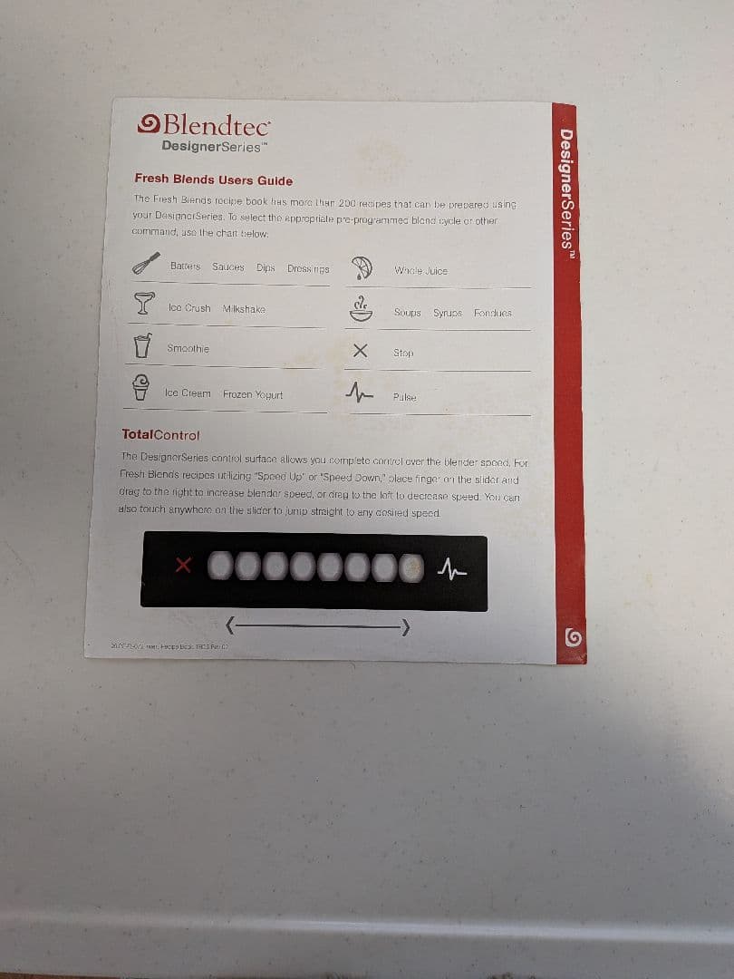 Blendtec Total Blender デザイナーシリーズ　シルバー