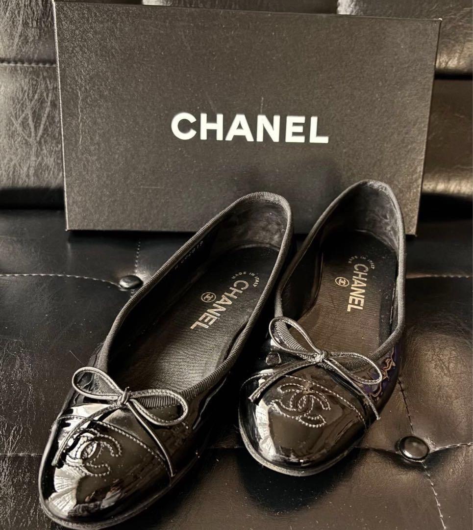 CHANEL シャネル バレリーナ シューズ　36 ココマーク　最終価格