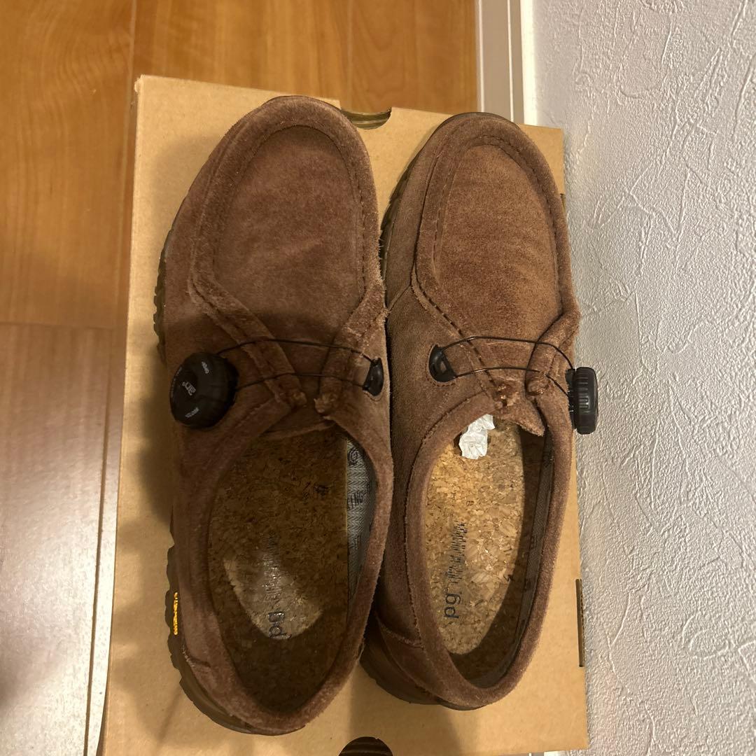 playground pg KNOCK 2 BROWN clarks ワラビー