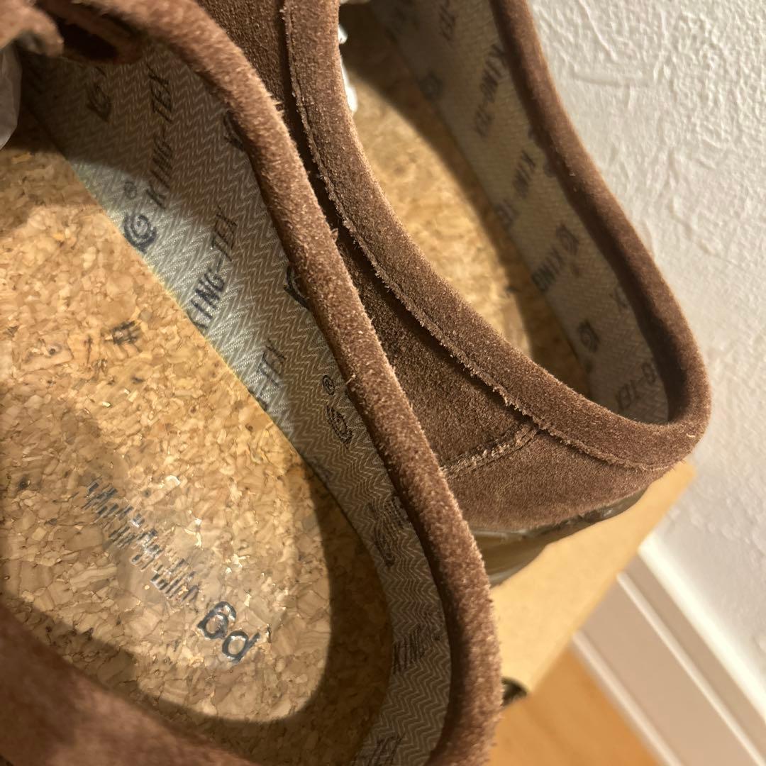 playground pg KNOCK 2 BROWN clarks ワラビー