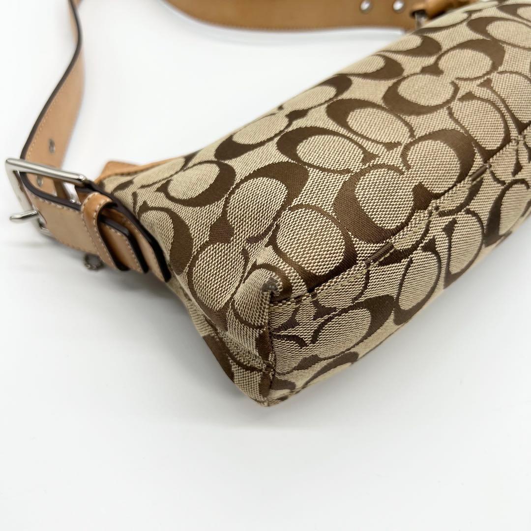 バッグ Coach 6371 Signature Shoulder bag Brown