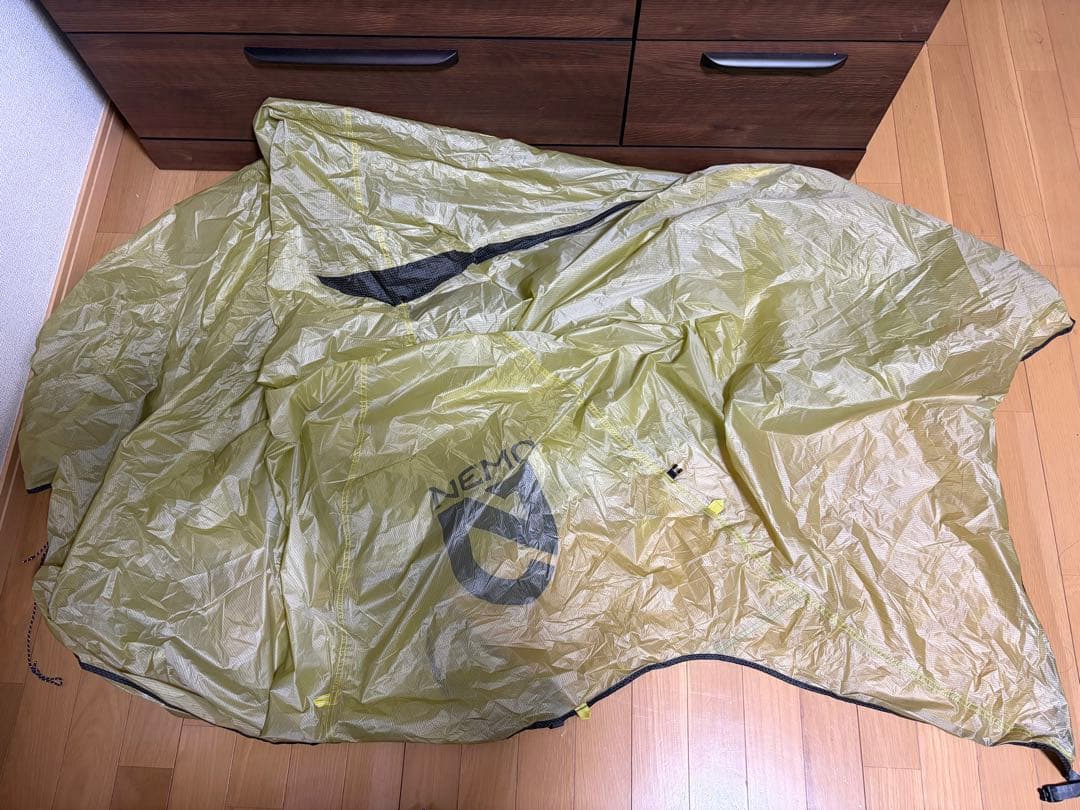 NEMO HORNET OSMO 1P テント　純正フットプリント付き