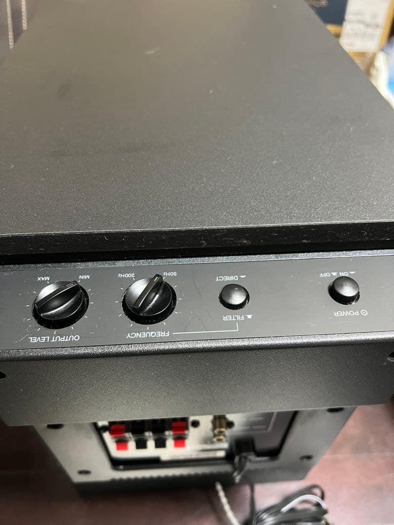 ONKYO サブウーファー SKW-201 ブラック