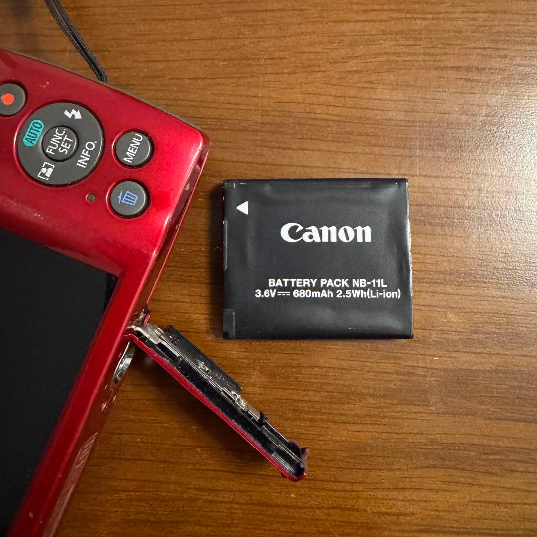 Canon IXY コンパクトデジタルカメラ レッド