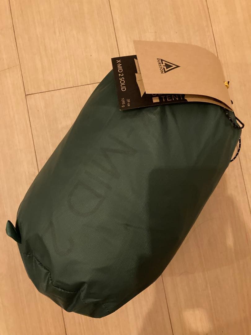 DURSTON X-MID 2 SOLID テント + 専用グランドシート付属