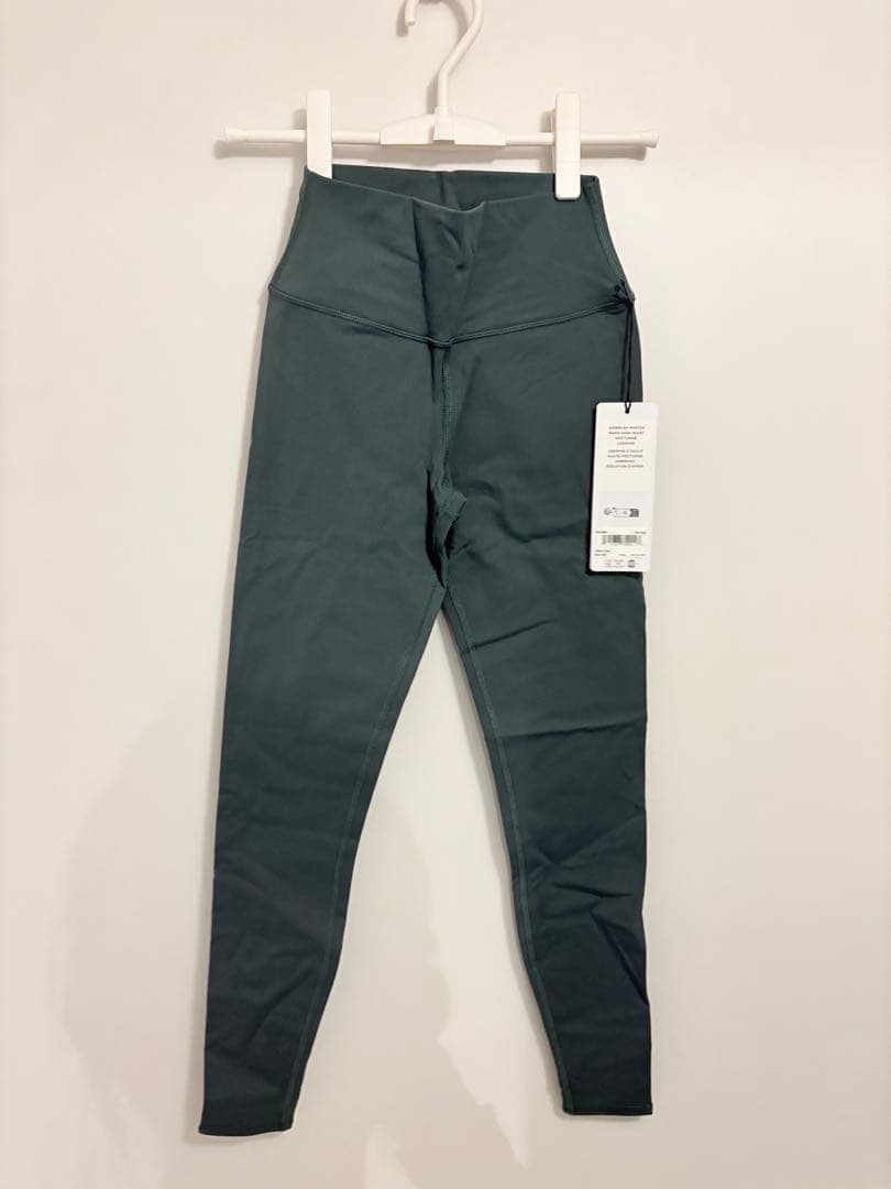 ALO Yoga 裏起毛 レギンス XXS グリーン