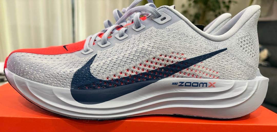 NIKE ペガサスプラス　ランニングシューズ　ブルーグレー　25.5㎝　H2