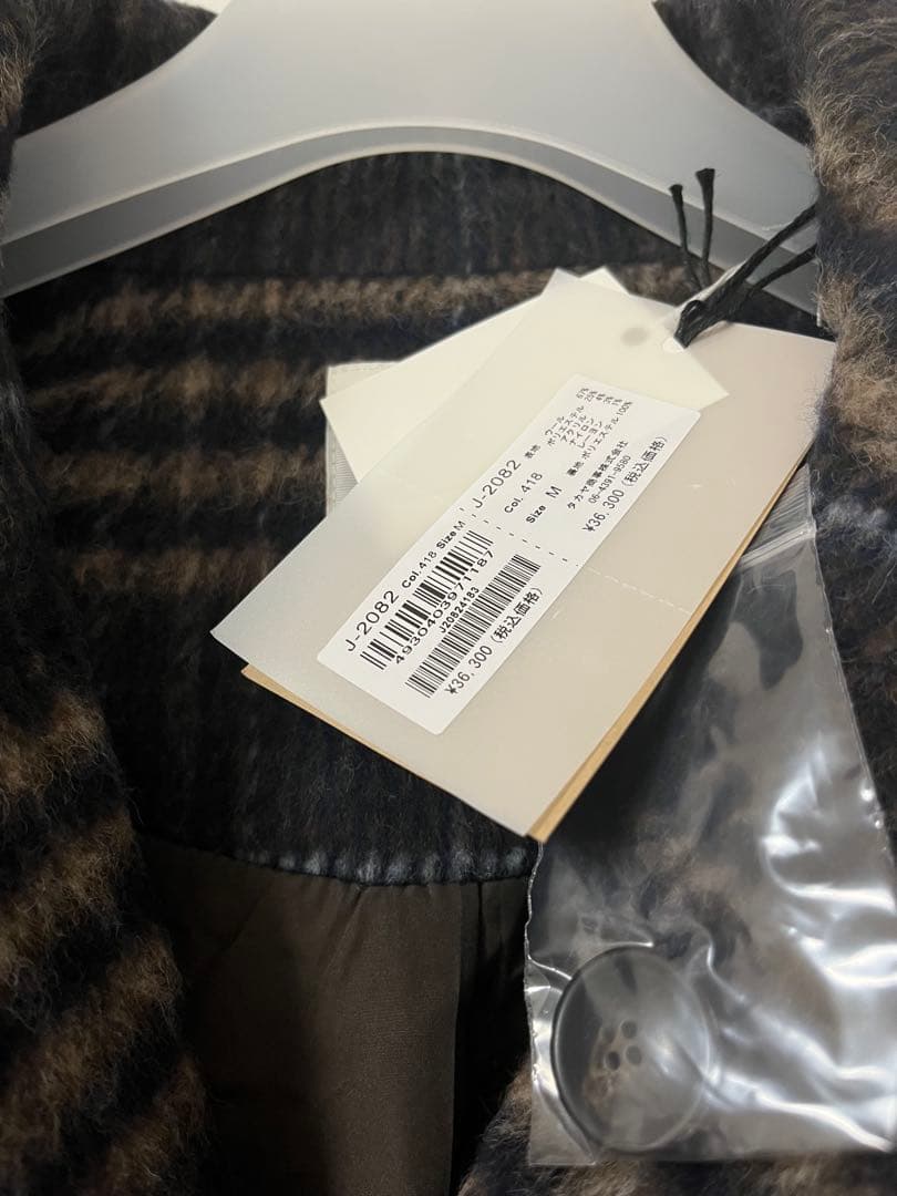 新品タグ付き　RNA-Nチェックコート