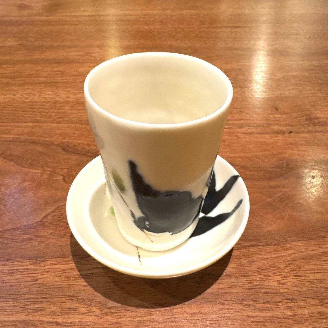 期間限定お値引きレア品　石木文　食器2点セッ小皿、コップ