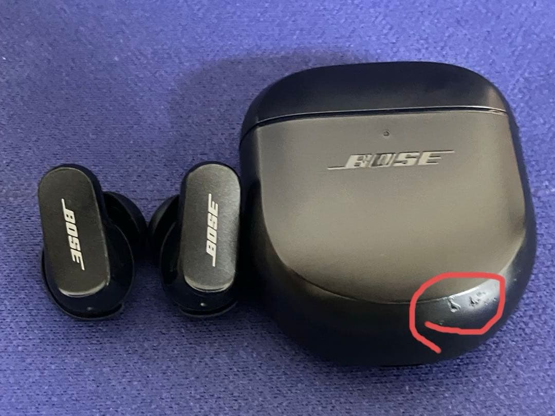 BOSE ワイヤレスイヤホン QC EarbudsII ブラック 充電ケース付き