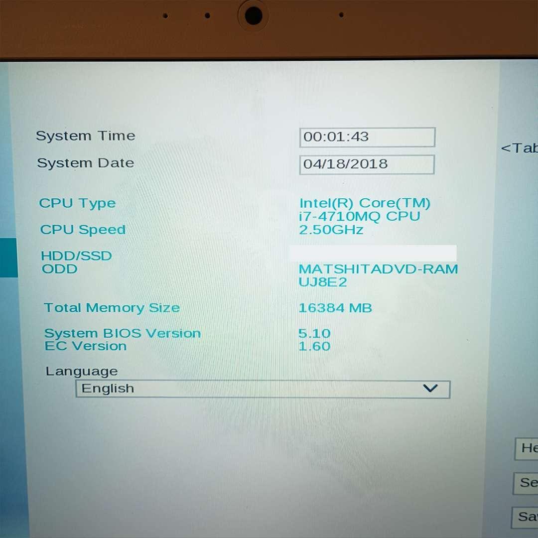 dynabook R73/PW ノートパソコン（ジャンク）