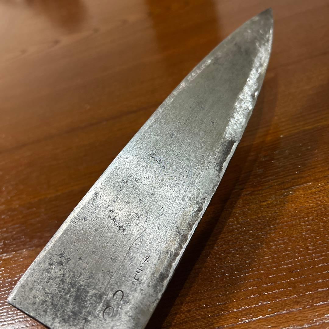 出刃包丁 堺正元作 全長34cm刃20cm重約287g厚約8mm ★送料無料