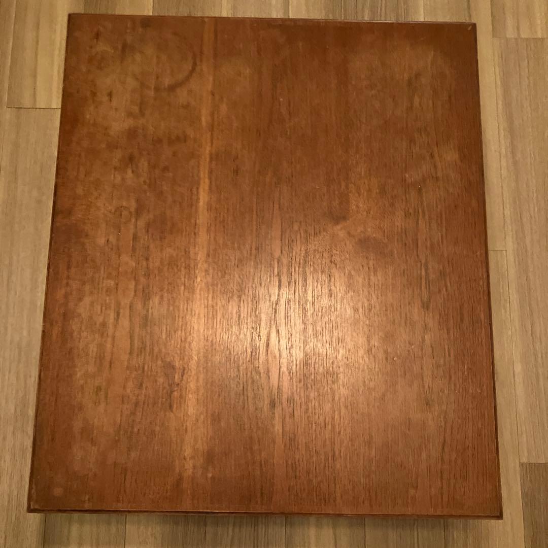 木製シンプルテーブル ブラウン　ヴィンテージ