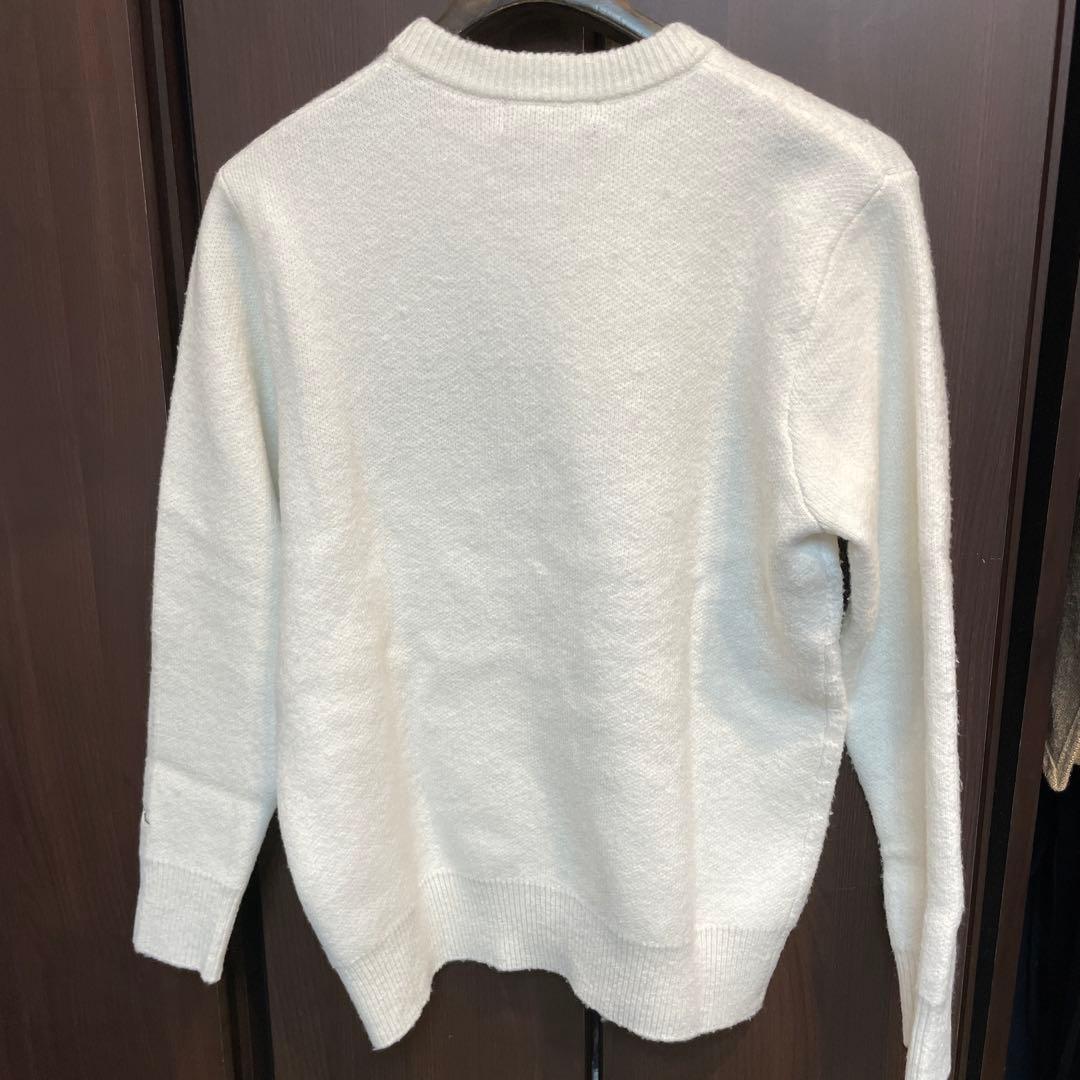 A　 1PIU1UGUALE3 ホワイトニットセーターS