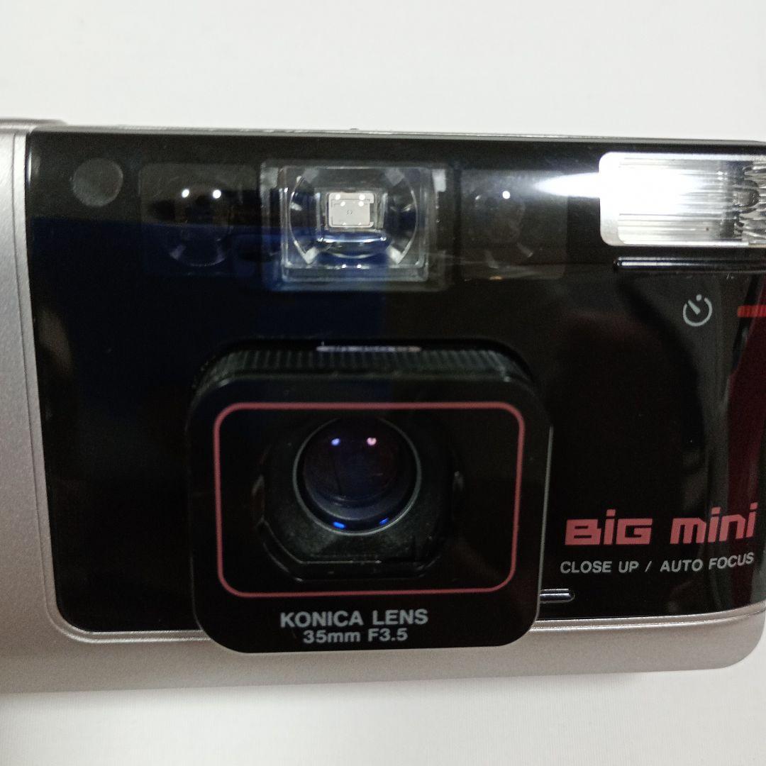 【美品】Konica コンパクトフィルムカメラ BiG mini A4 シルバー