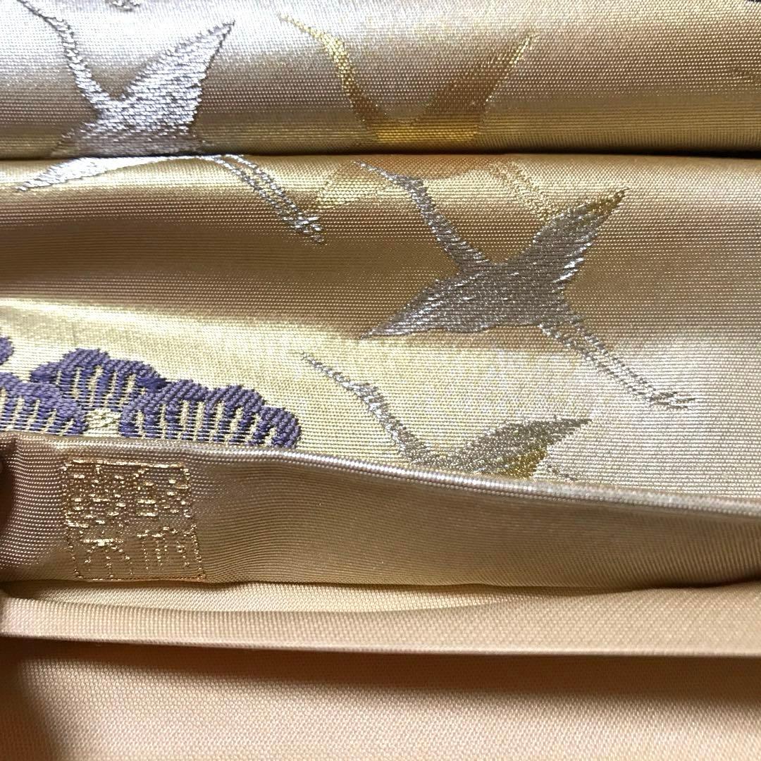 袋帯　西陣　じゅらく 上品　道長取り　松　古典柄　留袖　訪問着　フォーマル⭐️