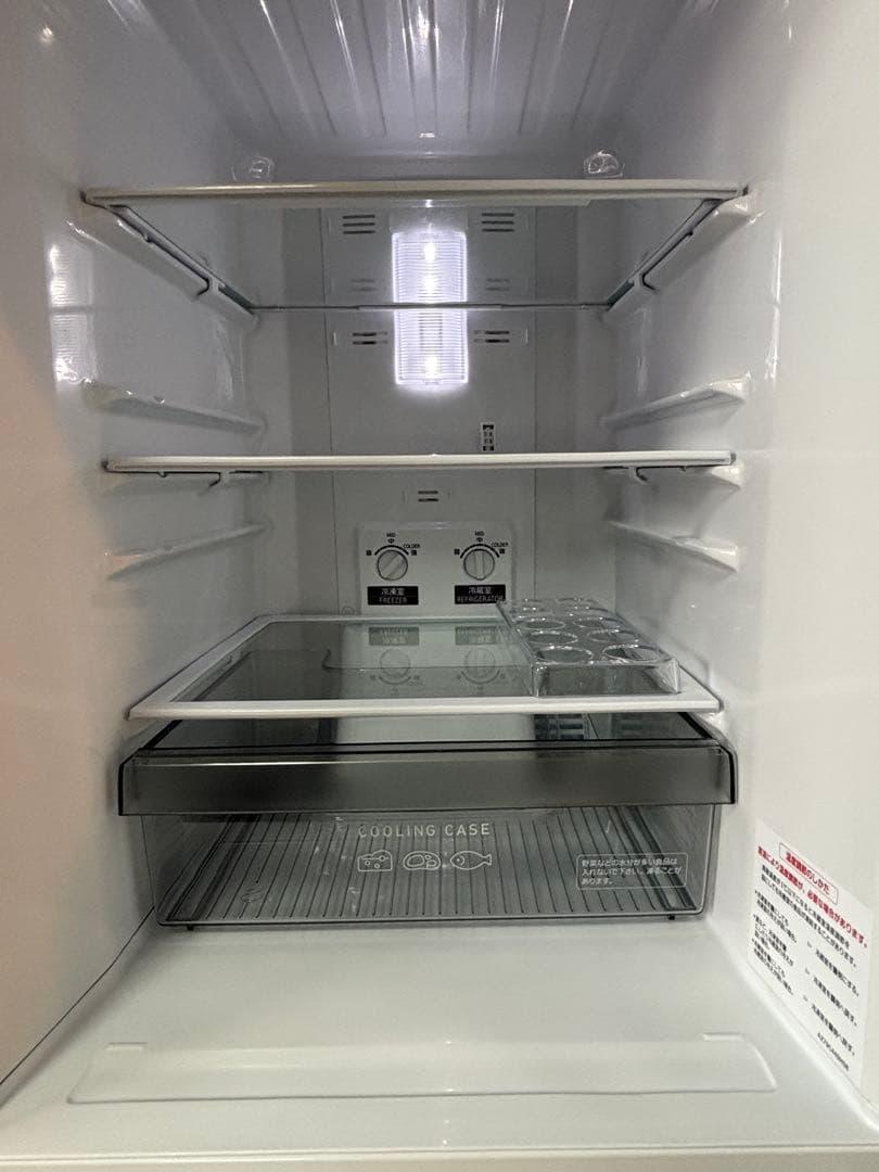 三菱冷凍冷蔵庫　２ドア　単身用　美品