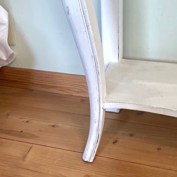 フレンチシャビィ　アンティーク調　コンソールテーブル　起立木工　アールヌーボー