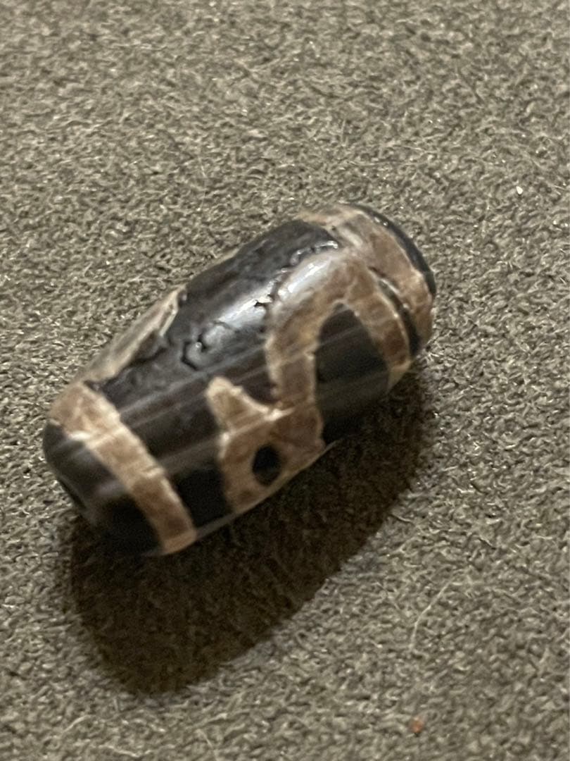 古代天珠　財神天珠　瑪瑙