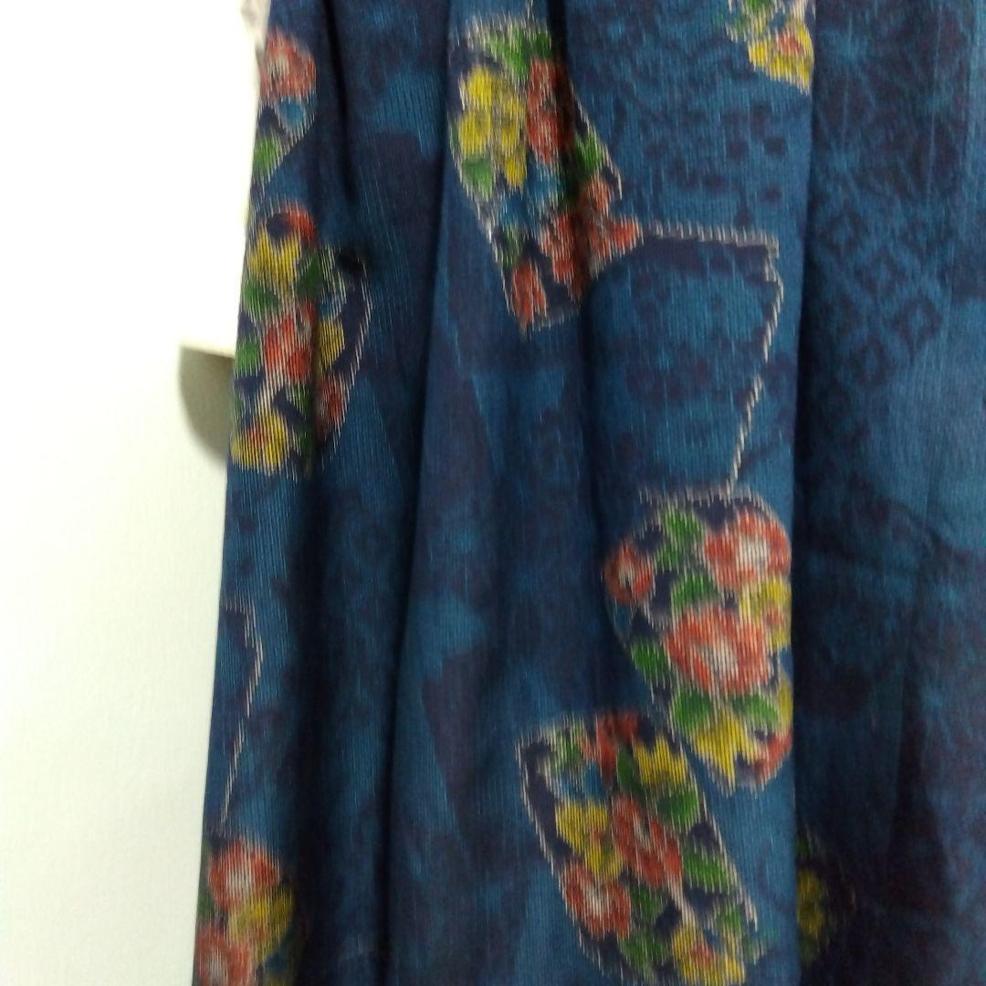 楊貴妃　2026J009 　着物リメイク　十日町紬　ジャンパースカート