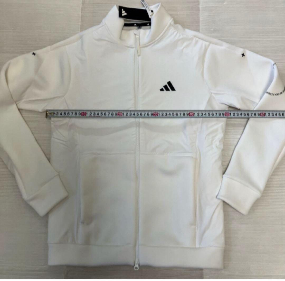 送料無料 新品 adidas GOLF ダンボールニット フルジップ M WT